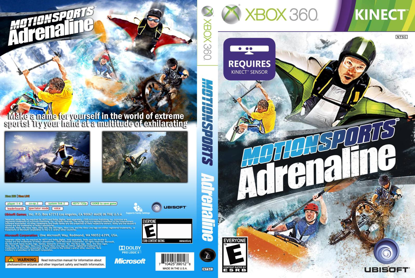 Games Covers Motionsport Adrenaline Xbox 360