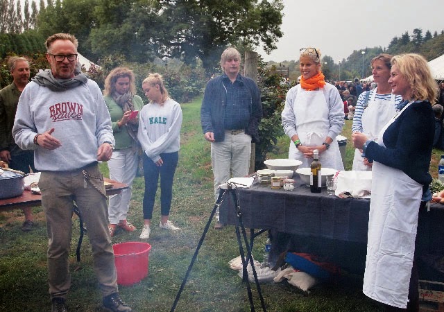 Caroline Gladstone's campfire cooking at The Good Life Experience