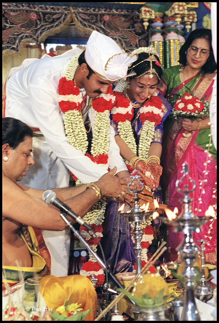 In a Sri Lankan Tamil wedding