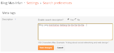 meta description blogger meta description blogger
