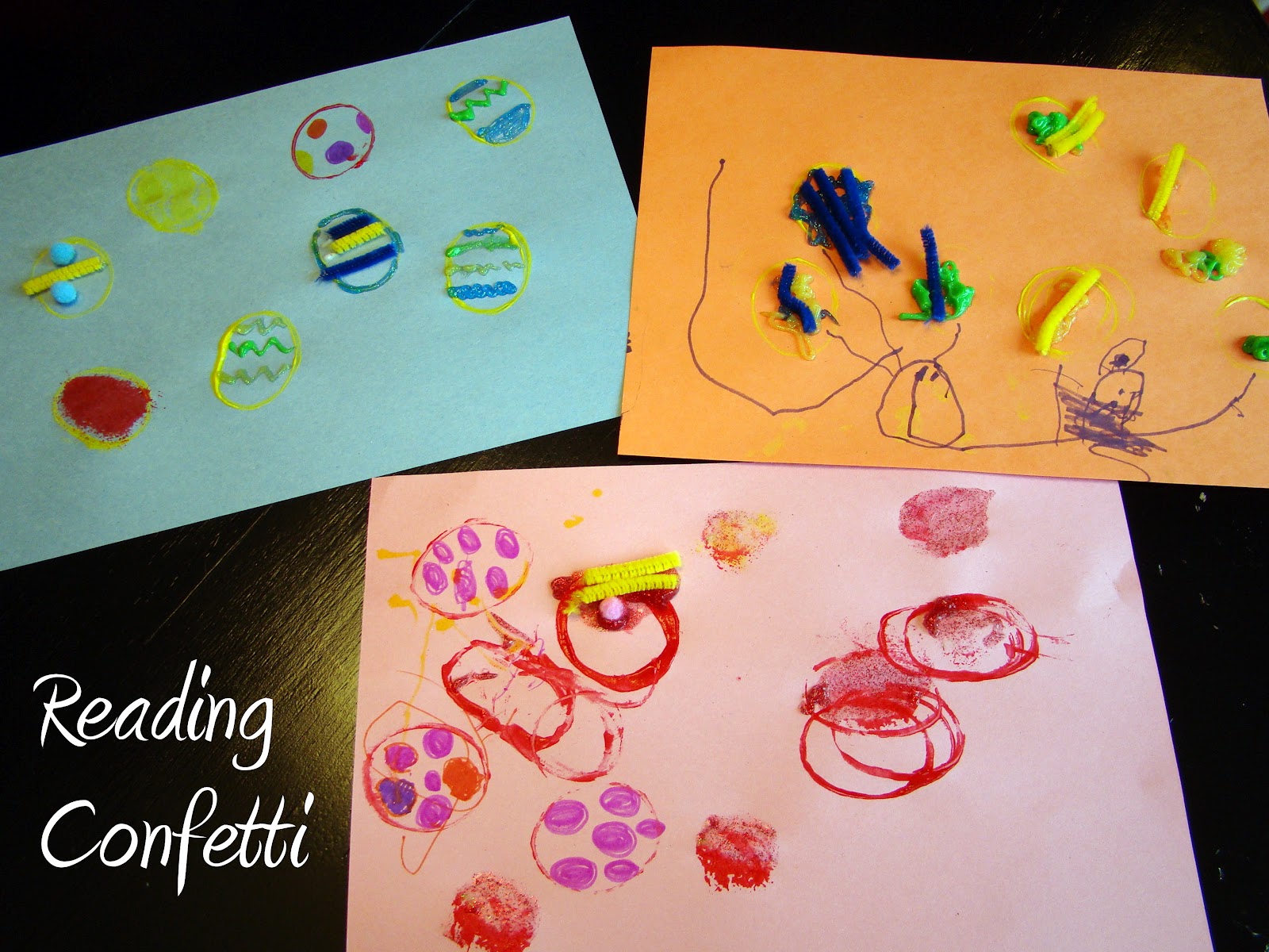 TP Roll Eggs Reading Confetti