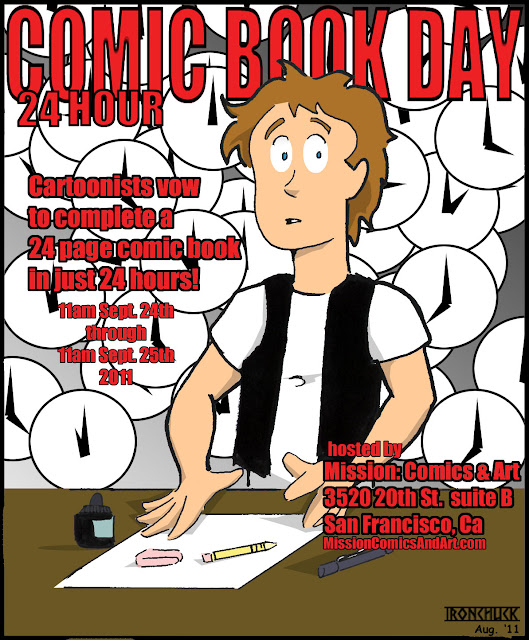 24 Hour Comic Book Day! — Mission Comics and Art