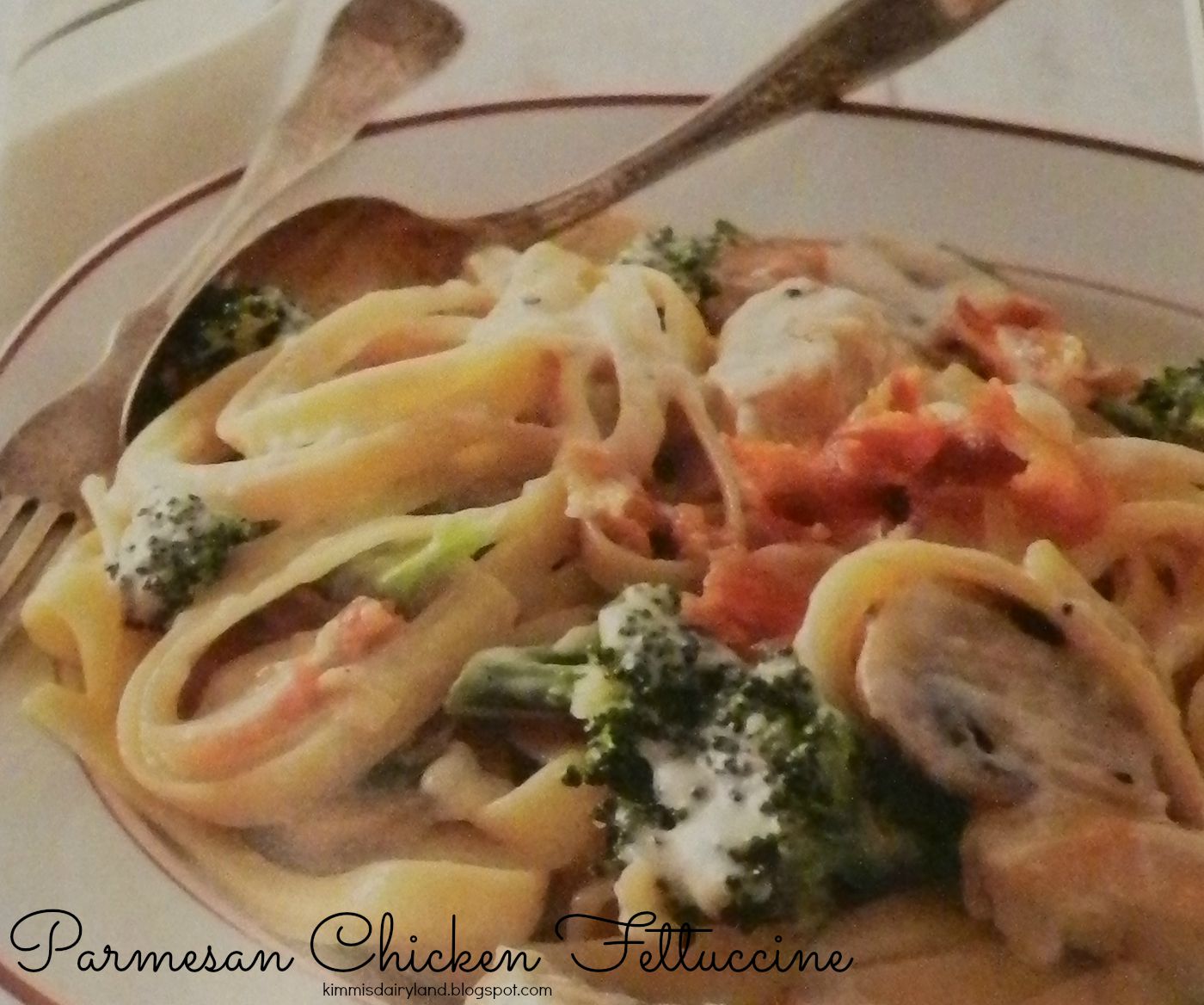 Kimmi's Dairyland Parmesan Chicken Fettuccine