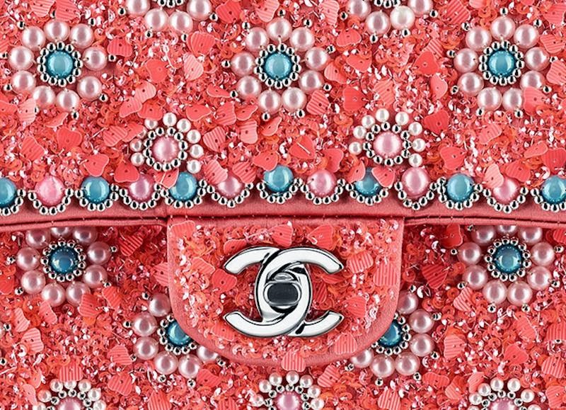 The Terrier and Lobster: Chanel Cruise 2014 Heart-Shaped Sequin Classic  Flap Bag