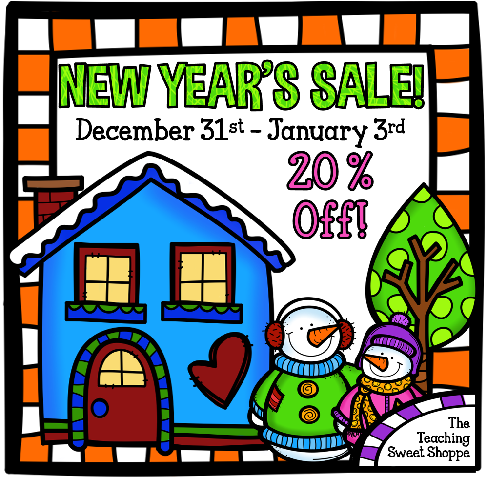 Year happy linky party freebie flash celebrate little start right off teacher means some years bits bobs The Teaching Sweet Shoppe!: Happy New Year's Sale!