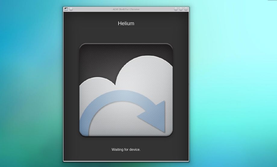 Helium Backup in Linux