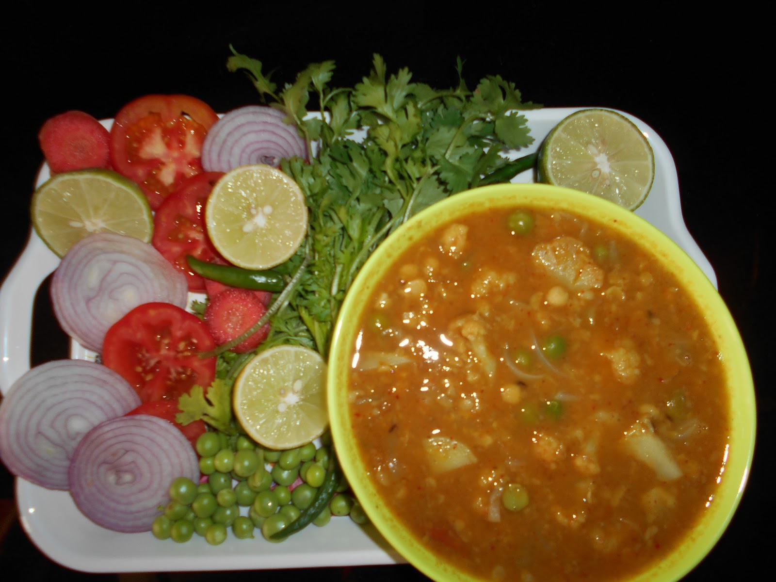 Paramita's Kitchen Bengali Style Vegetables Cholar Dal Recipe