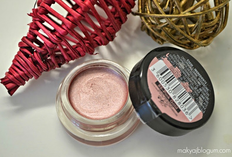 Makyaj Blogu Maybelline Color Tattoo Far Pink Gold Ile Makyaj