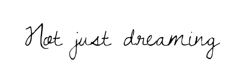 Dream it. Wish it. Do it.