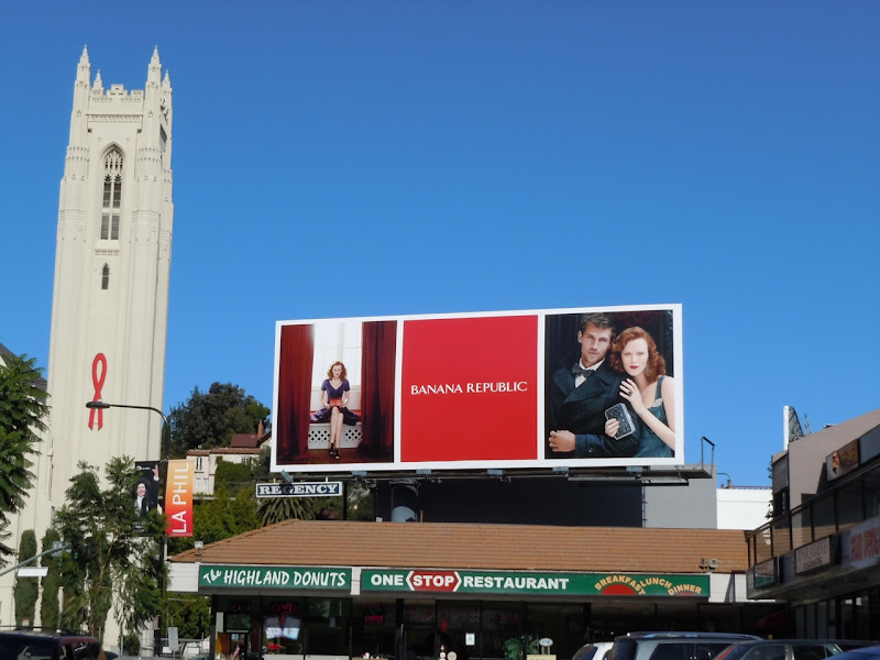Festive Banana Republic 2011 billboard