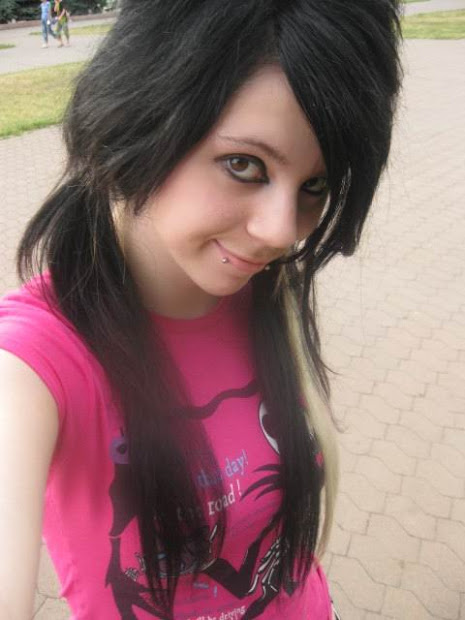 emo scene hairstyles teenage