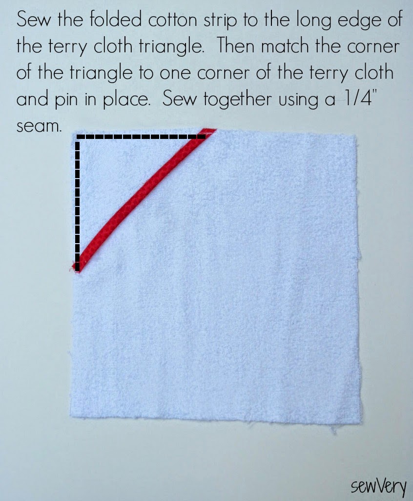 sewVery Baby Wash Cloth Tutorial