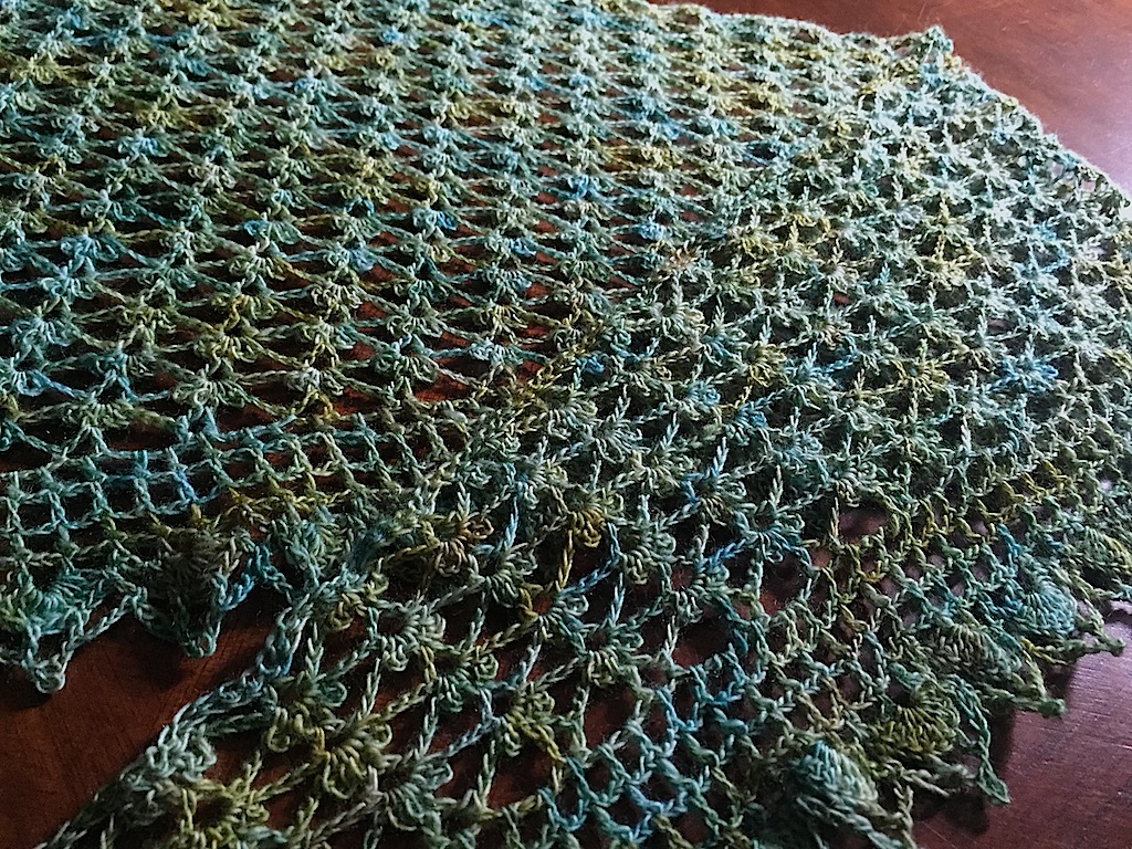 Illuminate Crochet: Summer Sprigs Lace Scarf in a Special ...
