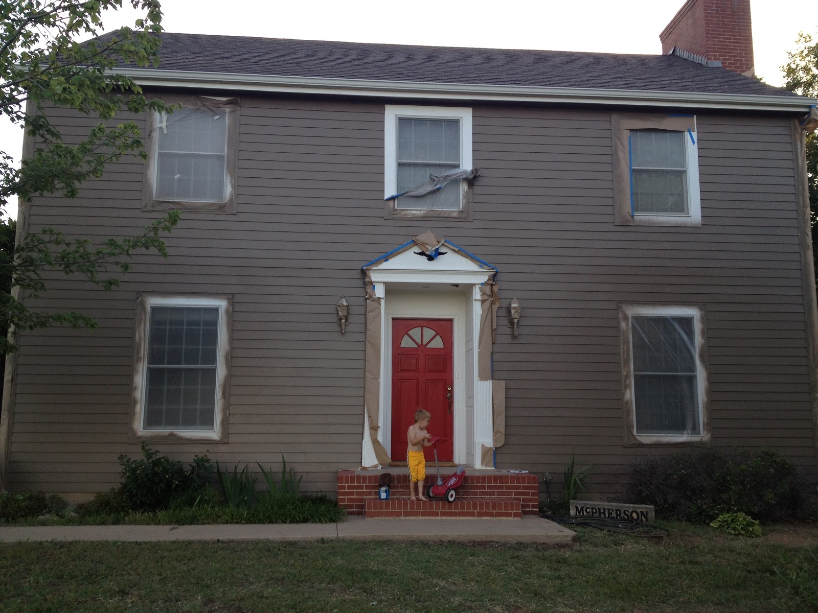 Elephant Juice Before &amp; After {exterior makeover}