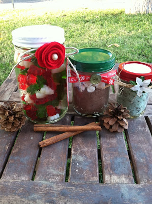 delightful creations: Lavender Body Salts &amp; Mason Jar Christmas Idea