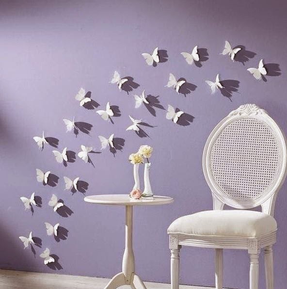 Awesome Butterfly Wall Decoration Butterfly Themes For Interior Walls