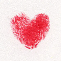 Heart shaped fingerprints