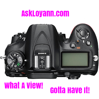 Top view of our DSLR D7200 Camera