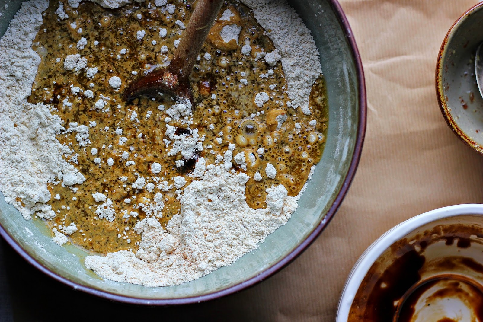 happy hearted kitchen Spiced Molasses Bread with Dates, Walnuts