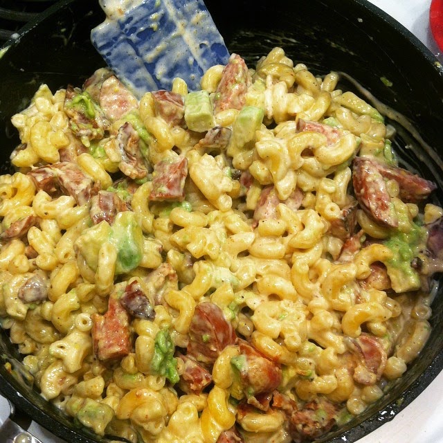 Fatty feeds his wife Smoked Sausage Creamy Macaroni Salad