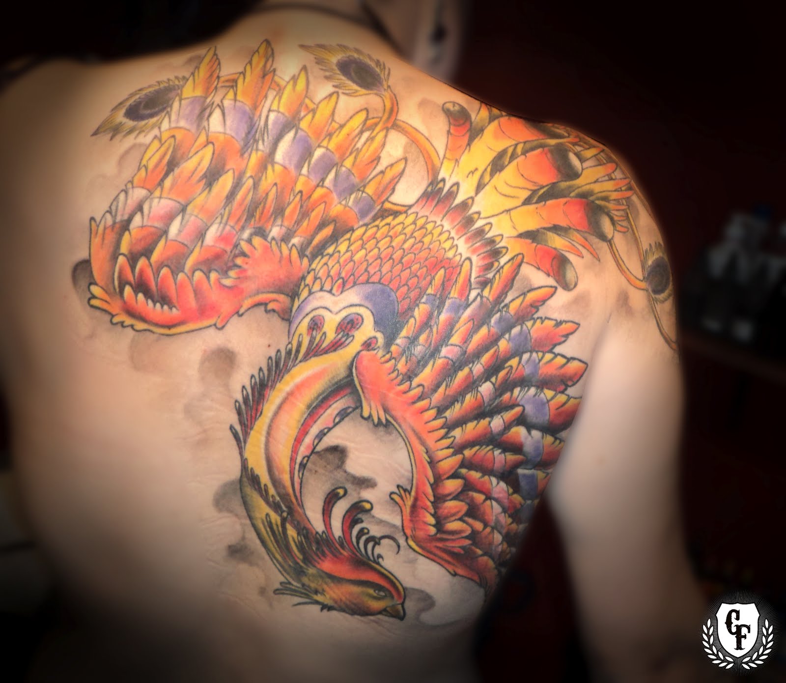 Carlos Art Studio: Ave Fenix tattoo