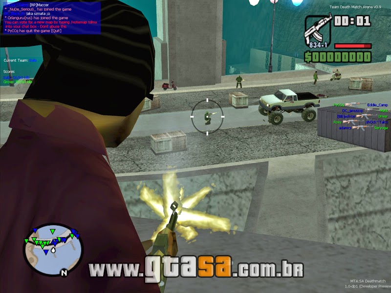 Mod para remover a vida e o nome do player GTA RP [MTA:SA] 