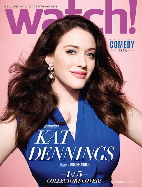 Sexiest Girl Ever: Busty Kat Dennings Featuring Watch Magazine April 2012