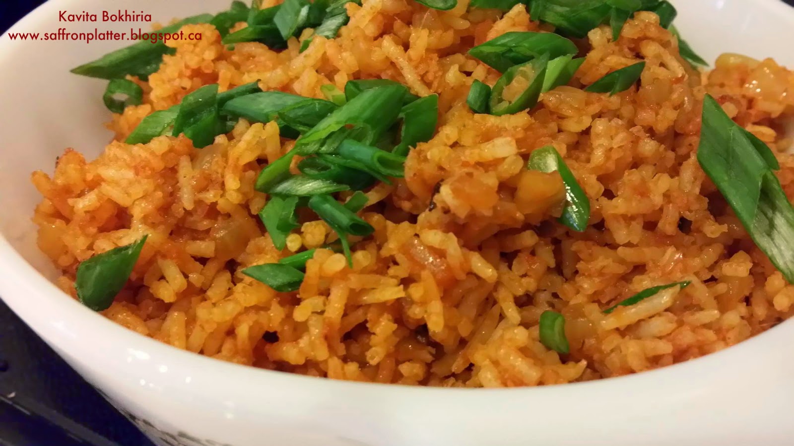 Saffron Strands Garlic Tomato Rice Bowl