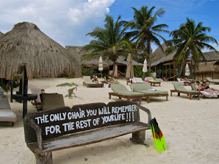 Bench at 'OM Tulum Cabanas' - Tulum, Mexico's Caribbean