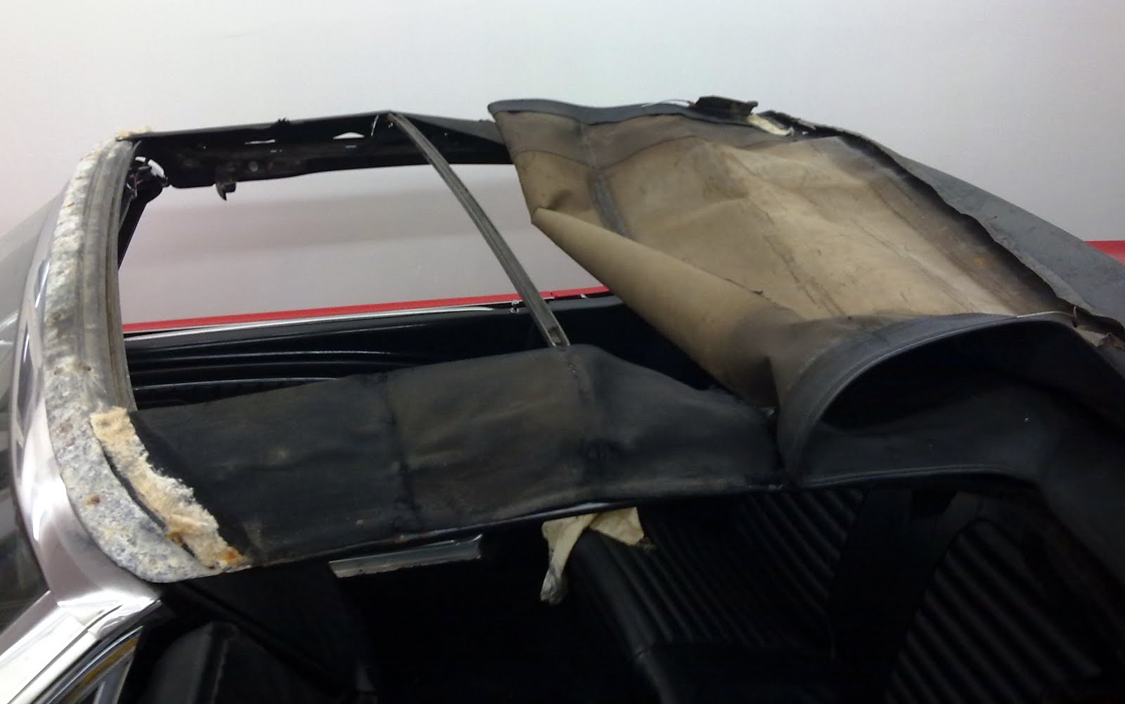 Restoration of a 1965 Mustang Convertible Top Replacement Part I