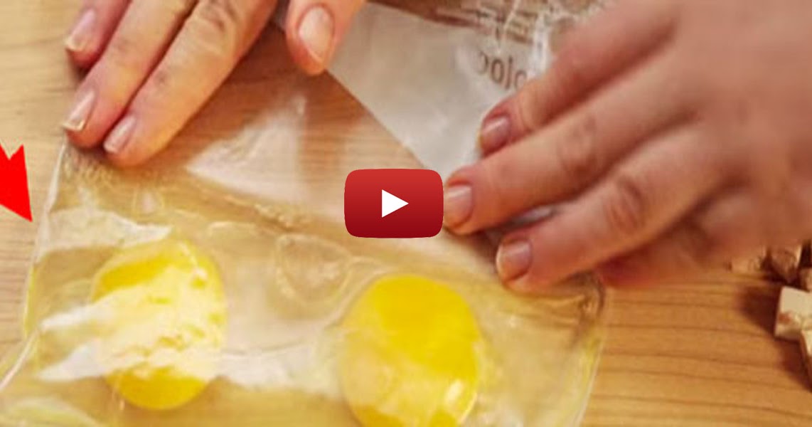 She Puts Eggs Into A Ziploc Bag To Show You THIS Trick To Making An Old