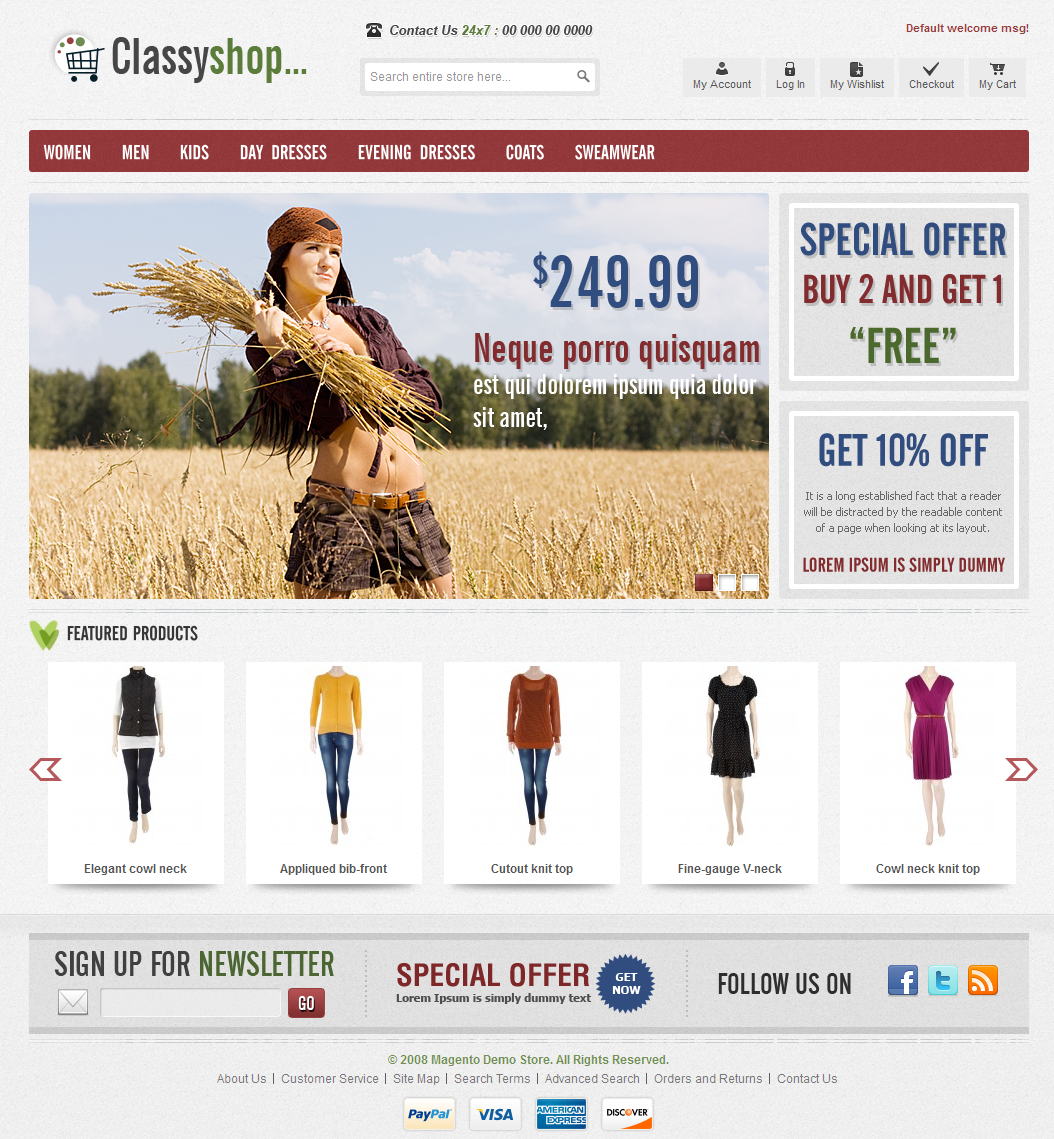 ClassiShop-Magento-eCommerce-Template