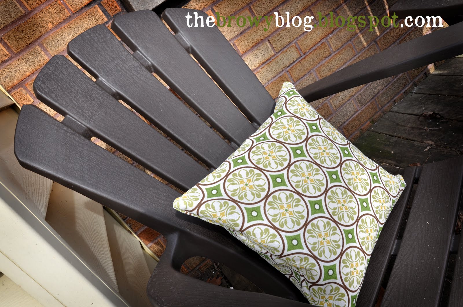 The Browy Blog DIY Outdoor Pillows