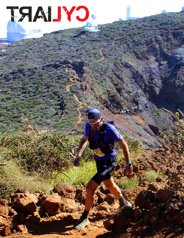 Luis Alberto Hernando en la ascensión al Roque de los Muchachos en la Transvulcania 2015. /TRAILCYL Luis Alberto Hernando en la ascensión al Roque de los Muchachos en la Transvulcania 2015. /TRAILCYL