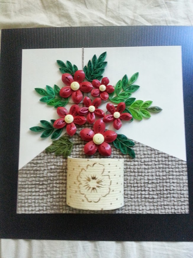 Paper Quilling 3d Flower Vase Hamle Rsd7 Org