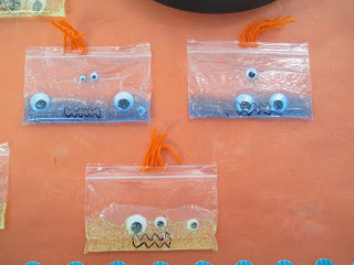 gooey monster sensory bags for preschoolers