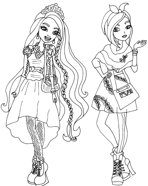 Картинки и раскраски ever after high 102
