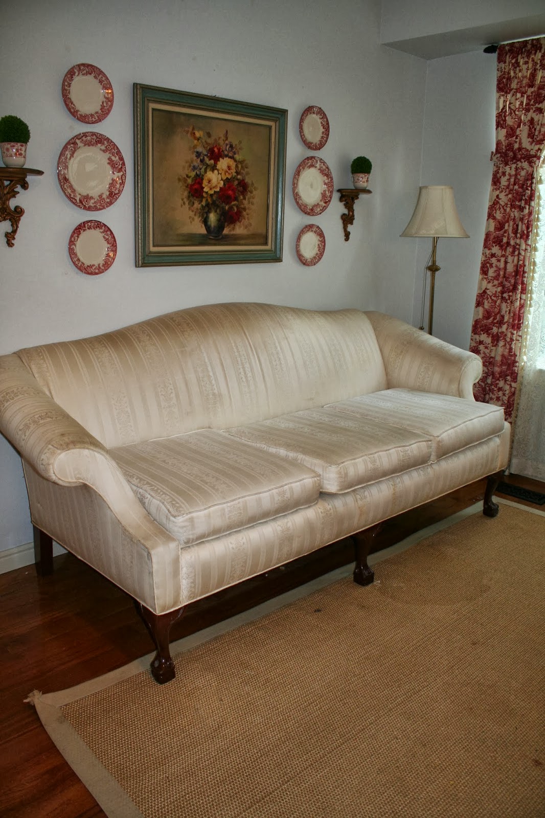Custom Slipcovers by Shelley Vintage Quilt Couch