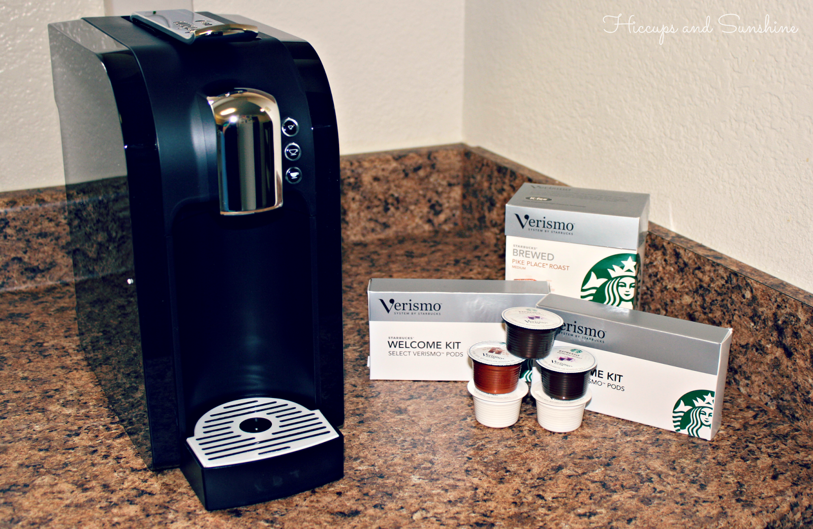 Hiccups and Sunshine Starbucks Verismo Coffee Brewer & Giveaway