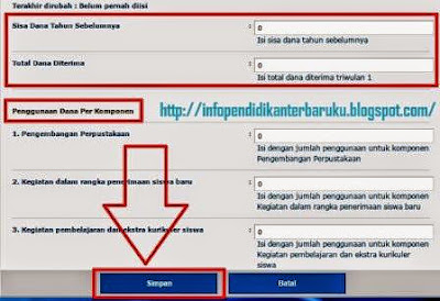gambar Panduan Laporan BOS Online Terbaru
