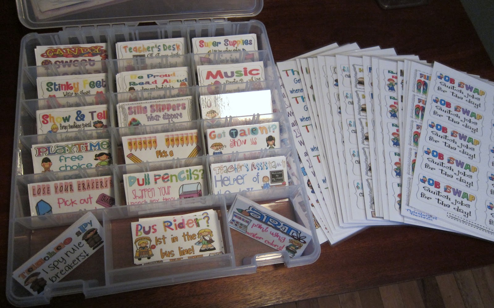 Classroom Management Reward Coupons Continued