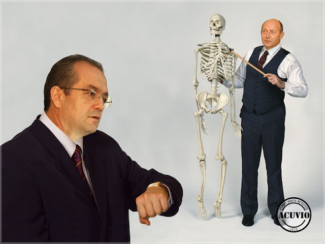 Funny photo Emil Boc Termen gratie Traian Basescu