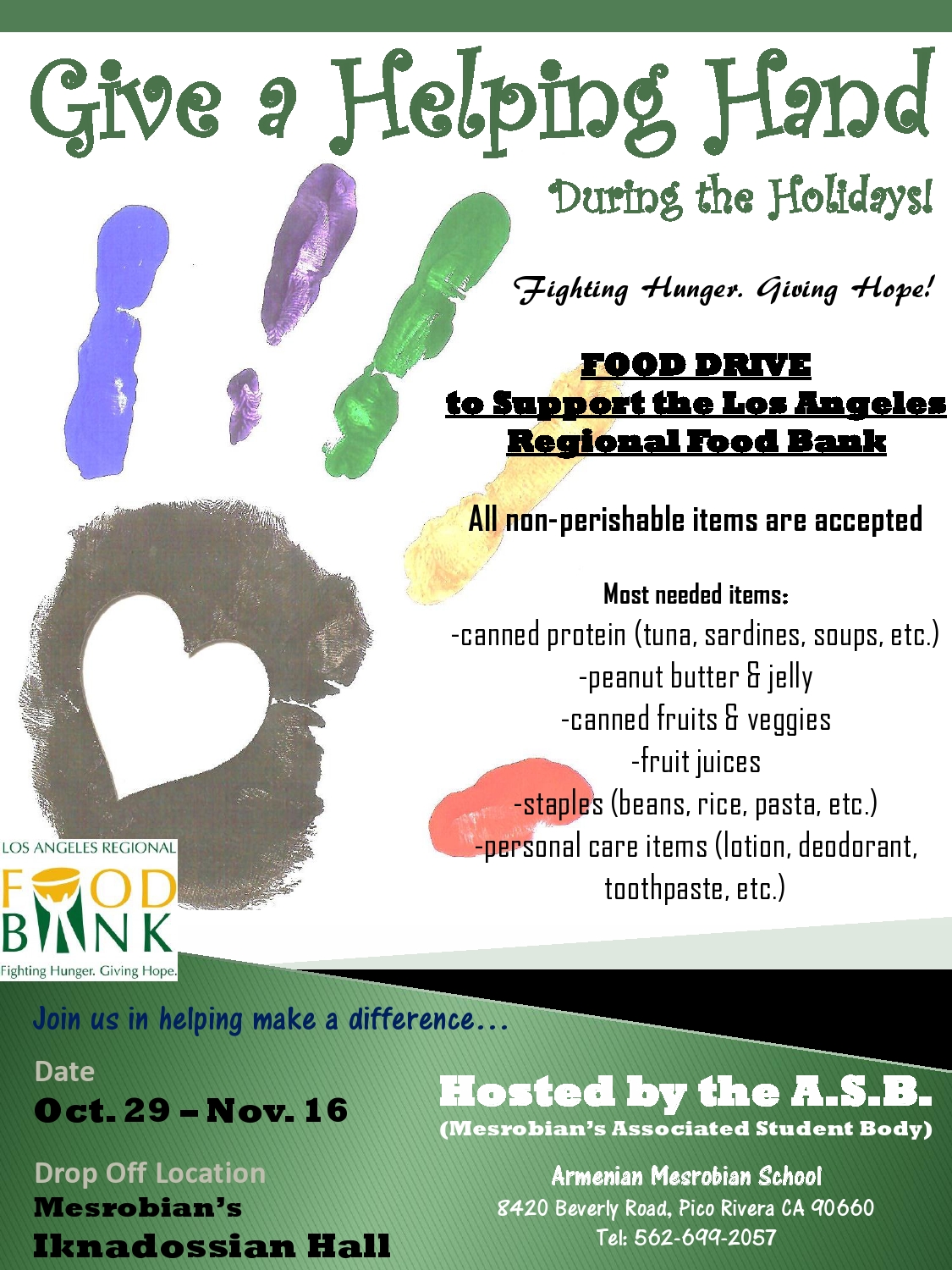 donation flyer template free
