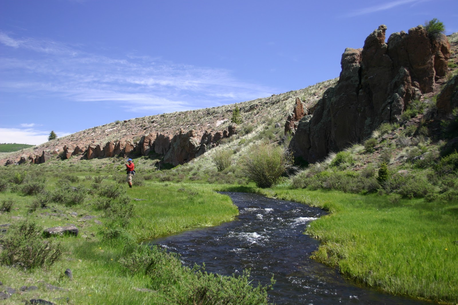 Fishing Our Way Across Colorado 50 Days 2 Writers while working on