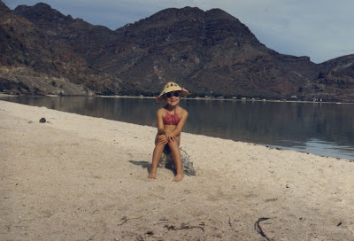 Mulege Mexico on the beach in Mulege Mexico