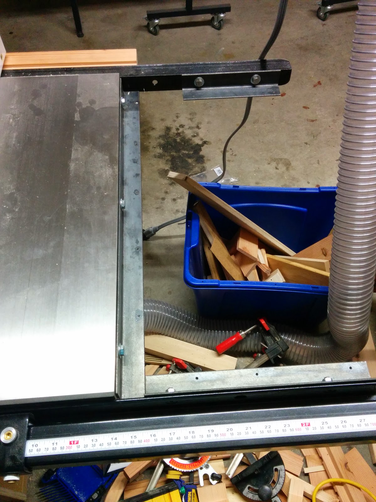 Experience. Improve. Make. Router Lift on Table Saw Extension Wing