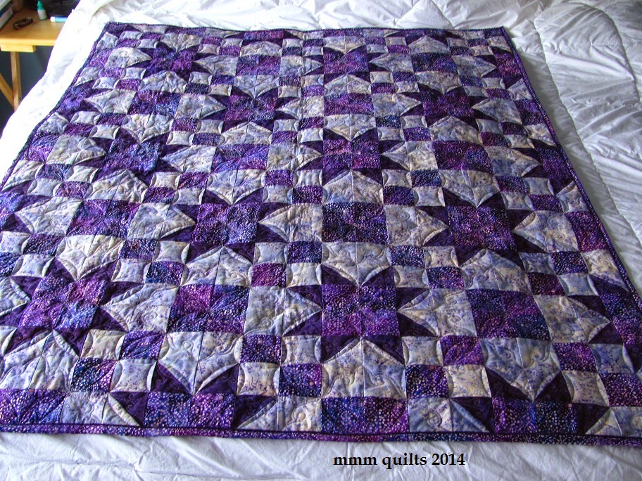 mmm quilts Purple CrossroadsHeavy Metal Quilting