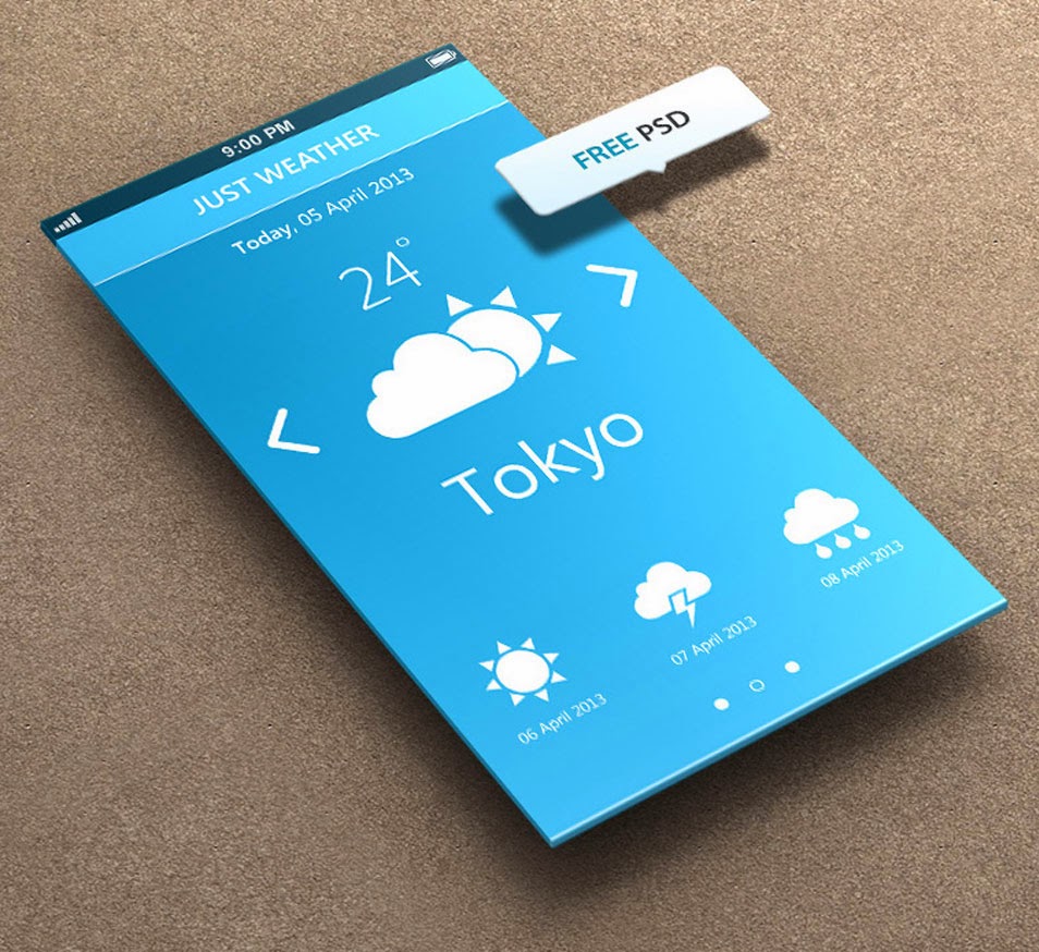 Just Weather for iPhone 5 Retina Ready Just Weather for iPhone 5 Retina Ready