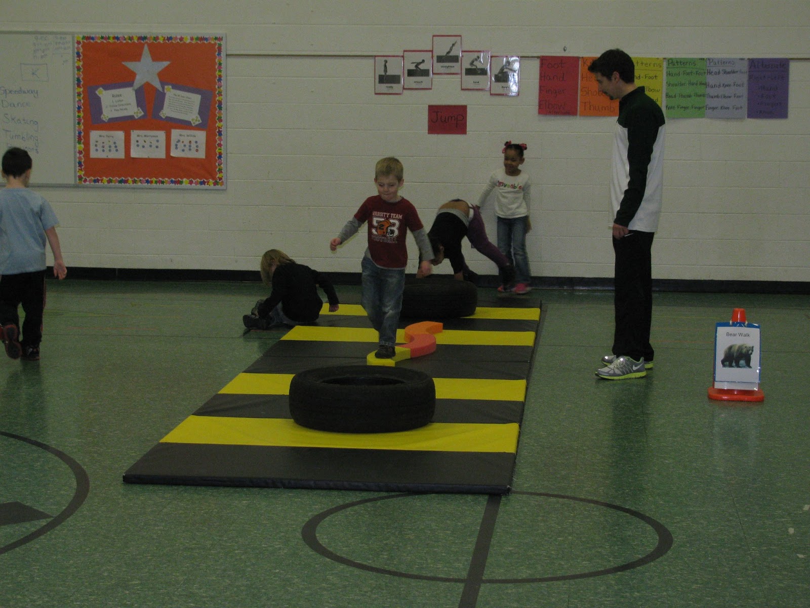 Carly's PE Games P.E. Pictures Tumbling, Scooter Ships