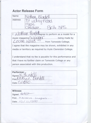 louise ward media blog research and planning actor release forms actor release form
